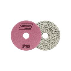 DISCO DIAMANTADO PARA POLIMENTO BRILHO DAGUA 100MM NORTON  GRÃO  1500