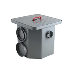 CAIXA COLETORA DE GORDURA ROMA COM CESTO 12L 25X29X29