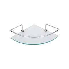 PORTA SHAMPOO CANTO C/VIDRO INJETPLAST