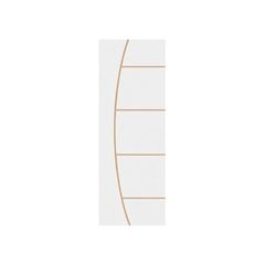 PORTA ALMEIDA BRANCA FRISADA LUA 80CM X 2.10M X 3CM
