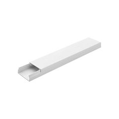BARRA CANALETA ILUMI 20MM X 10MM X 2M BRANCO SEM DIVISÓRIA+FITA 