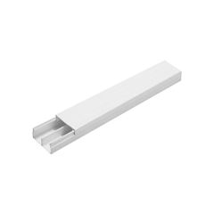 BARRA CANALETA ILUMI 20MM X 10MM X 2M BRANCO COM DIVISÓRIA+FITA 
