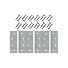 DOBRADIÇA LEVE PINO REVESRSIVEL ROCHA ACO GALVANIZADO 4 X 2.5/8