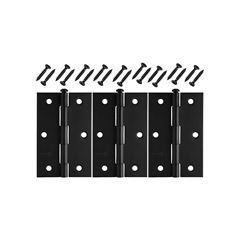 DOBRADIÇA LEVE PINO AÇO PINTADO PRETO ROCHA 3 X 1.7/8