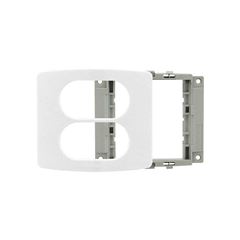 PIAL VIVA LINHA BR PLACA 4X2 2 POSTOS COM SUPORTE