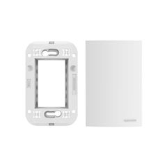 SOPRANO LINHA BRAVA PLACA CEGA COM SUPORTE 4X2