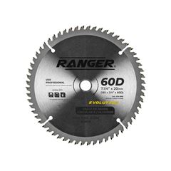 DISCO PARA MADEIRA CIRCULAR RANGER 7.1/4 X 60D X 20MM
