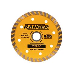 DISCO DIAMANTADO RANGER TURBO 110MM X 22,23MM