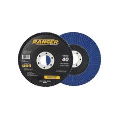 DISCO FLAP ÓXIDO DE ZIRCÔNIA RANGER 4.1/2X7/8 -115MM X 22,23 GRÃO 40