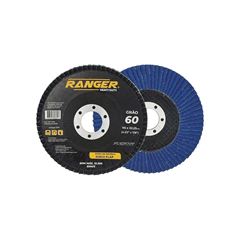 DISCO FLAP ÓXIDO DE ZIRCÔNIA RANGER 4.1/2X7/8 -115MM X 22,23 GRÃO 60
