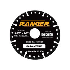 DISCO DE CORTE MULTI RANGER 4.3/8 X 7/8- 110MM X 7 X 22,23MM