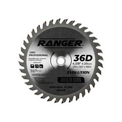 DISCO PARA MADEIRA WIDEA RANGER 4.3/8 X 36D X 20MM-110MM X 3/4 X 36D