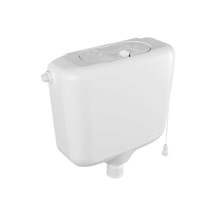 39229000 CAIXA DESCARGA ASTRA SEM ENGATE 6/9L BRANCA C21 | Almeida Distribuidor