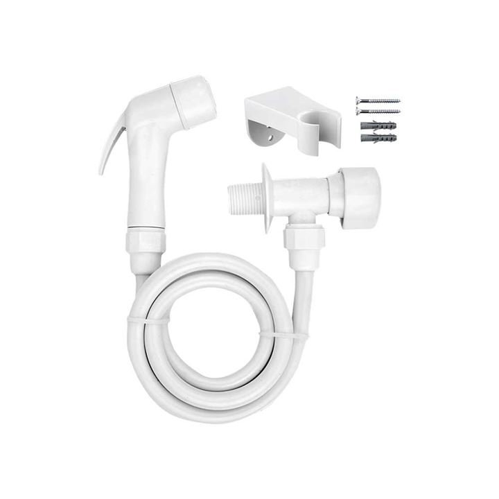 39229000 DUCHA HIGIÊNICA DUDA REGISTRO BRANCO GATILHO BRANCO ABS 1M | Almeida ...